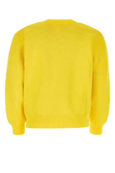 Shop Isabel Marant Man Yellow Polyester Blend Ayler Sweater