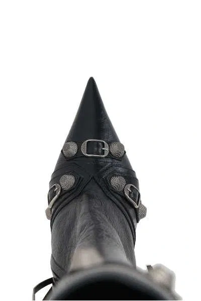 Shop Balenciaga Boots In Black+palladium
