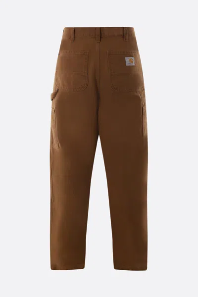 Shop Carhartt Wip Trousers In Brown