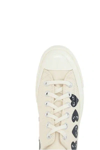 Shop Comme Des Garçons Play X Converse Comme Des Garcons Play Converse Sneakers In White