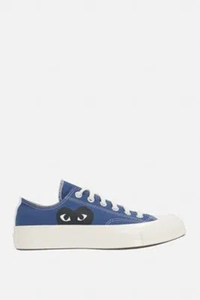 Shop Comme Des Garçons Play X Converse Comme Des Garcons Play Converse Sneakers In Blue