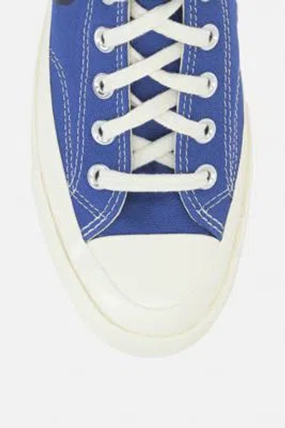 Shop Comme Des Garçons Play X Converse Comme Des Garcons Play Converse Sneakers In Blue