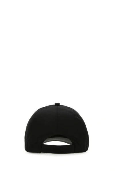 Shop Prada Man Black Re-nylon Baseball Cap