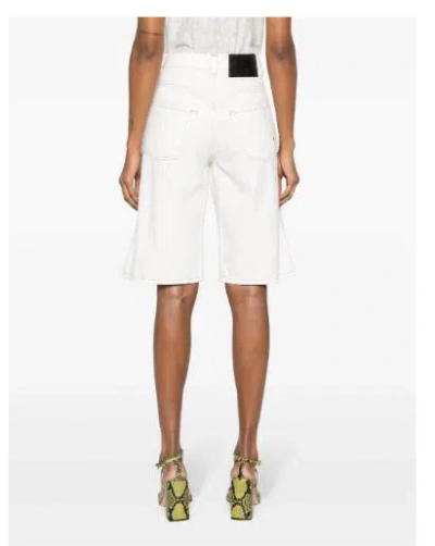 Shop Pinko Shorts In White