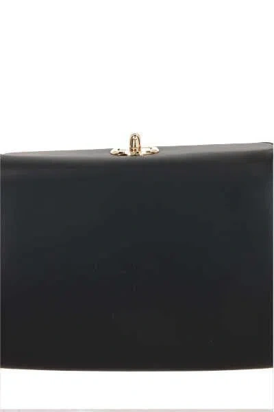 Plan C Smooth Grain Calfskin Shoulder Bag In Black