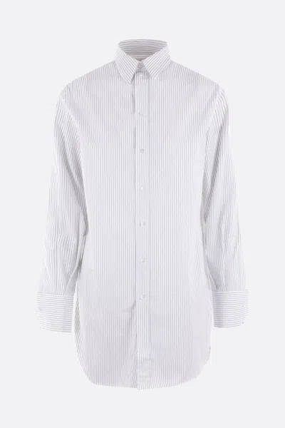 Shop Sa Su Phi Shirts In White+navy