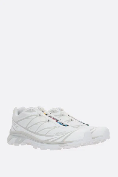 Shop Salomon Sneakers In White+lunar Rock