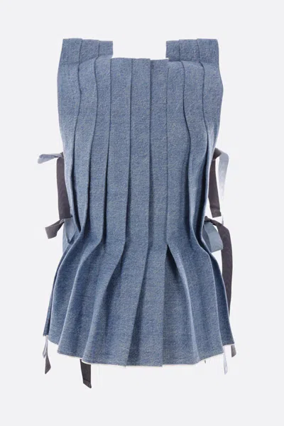Shop Tanaka Top In Mid Blue