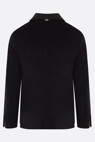 Shop Thom Browne Jackets In Black