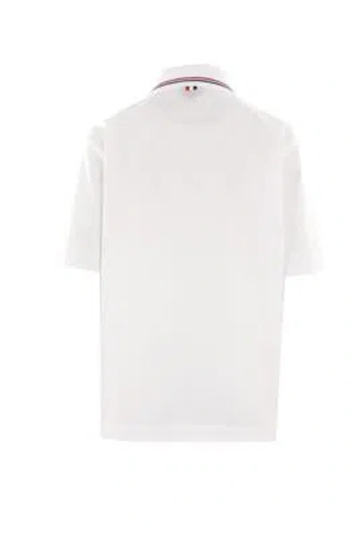Shop Thom Browne T-shirts And Polos In White