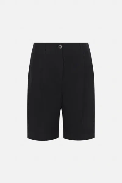 Shop Totême Toteme Shorts In Black