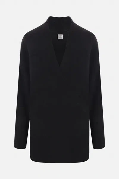 Shop Totême Toteme Sweaters In Black