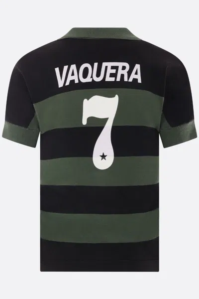 Shop Vaquera T-shirts And Polos In Black + Green
