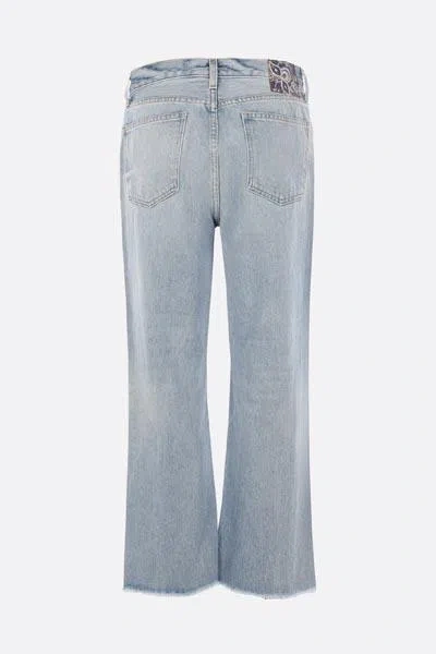 Shop B Sides B-sides Jeans In Clear Blue