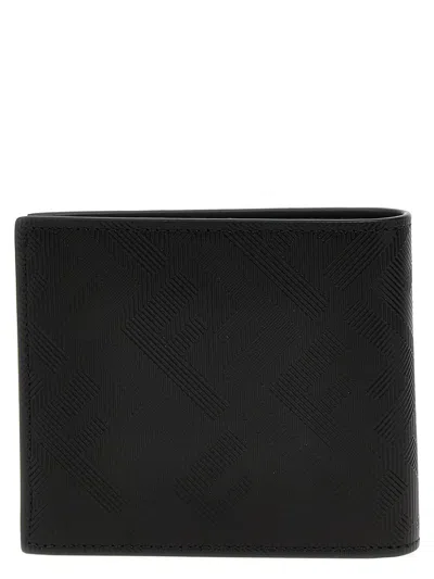 Shop Fendi Wallet ' Shadow Diagonal' In Black