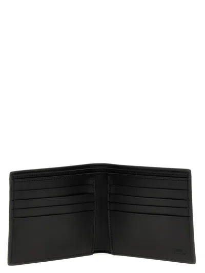 Shop Fendi Wallet ' Shadow Diagonal' In Black