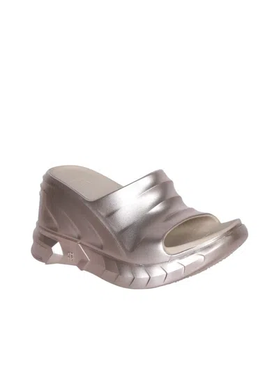 Shop Givenchy Sandals In Grey