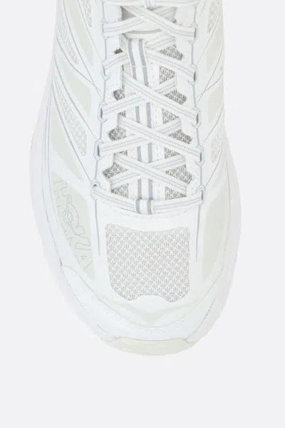 Shop Hoka One One Sneakers In White+lunar