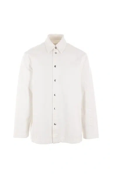 Shop Jil Sander Coats In White
