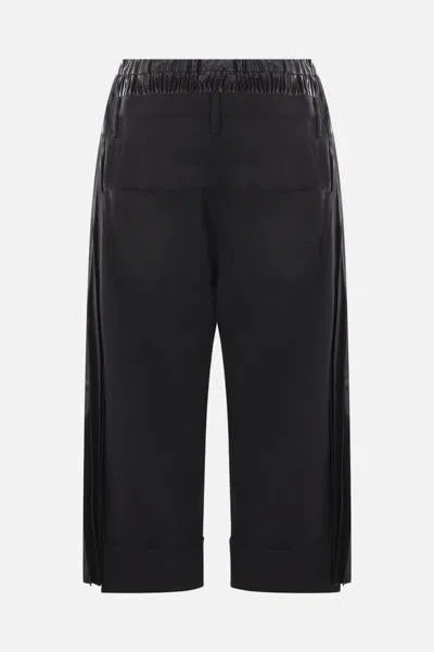 Shop Junya Watanabe Trousers In Black+black