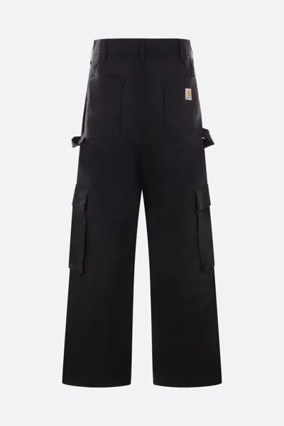 Shop Junya Watanabe Trousers In Black