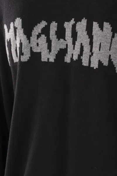Shop Magliano Sweaters In Off Black