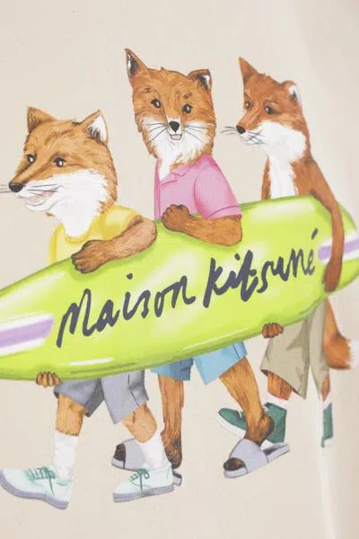 Shop Maison Kitsuné Maison Kitsune' T-shirts And Polos In Paper