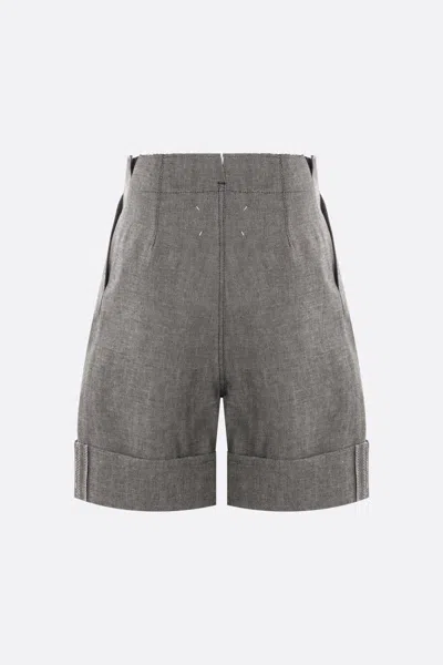Shop Maison Margiela Shorts In Grey
