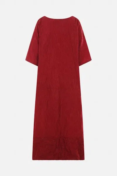 Shop Maria Calderara Dresses In Rubi Red