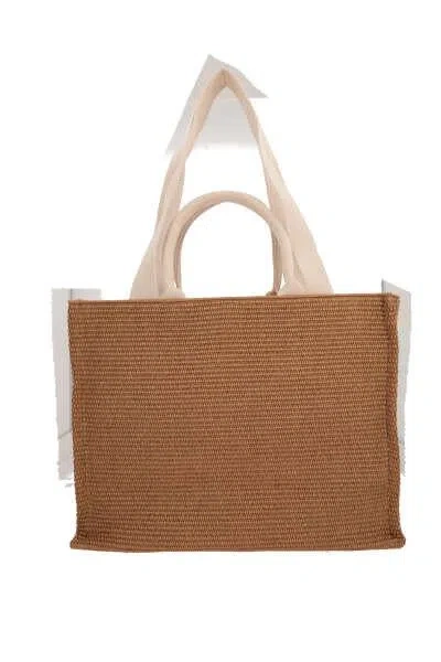 Shop Marni Bags In Rawsienna+natural