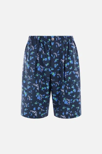 Shop Marni Shorts In Blue