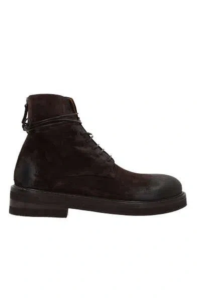 Shop Marsèll Marsell Boots In Dark Brown