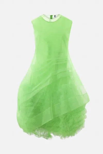 Shop Molly Goddard Dresses In Green