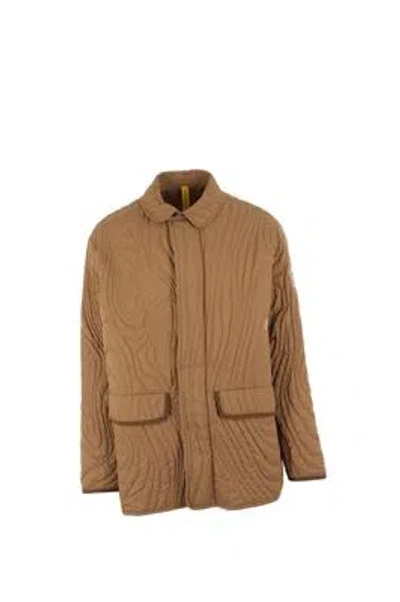 Shop Moncler Genius Coats In Open Brown