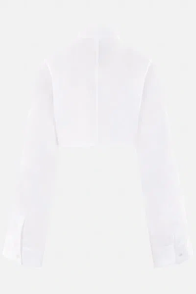 Shop Noir Kei Ninomiya Shirts In White+black