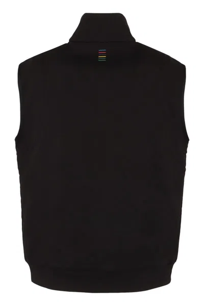 Shop Paul Smith Full Zip Field Vest In Black