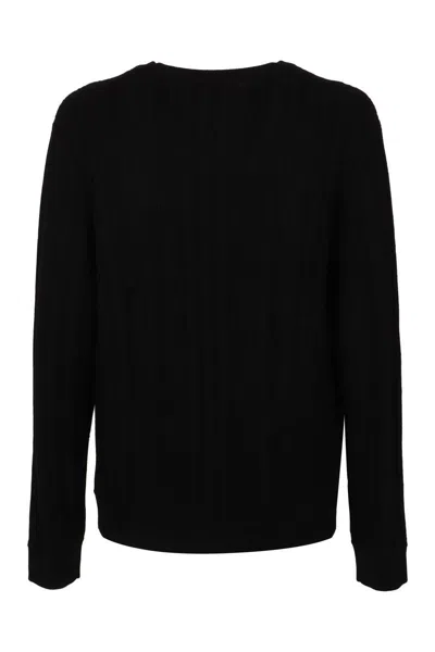 Shop Paul Smith Merino Wool Sweater In Black