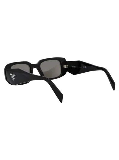 Prada Symbole Square-frame Sunglasses In 1ab2b0 Black
