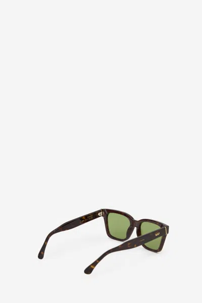 Shop Retrosuperfuture Sunglasses In Green