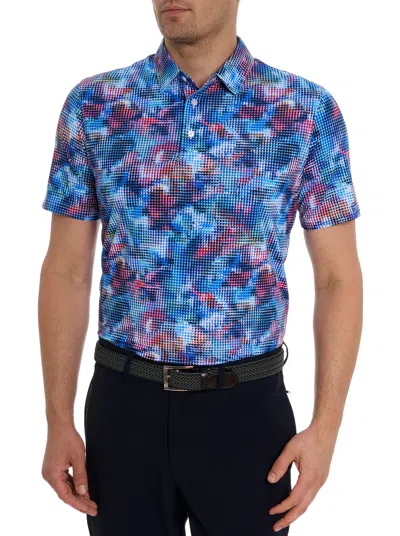 Shop Robert Graham Storm Watch Polo In Multi