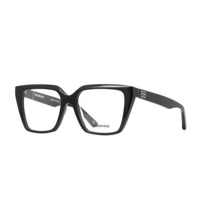 Shop Balenciaga Bb0130o Eyeglasses In Black