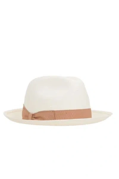 Shop Borsalino Hat In Aureola+multi