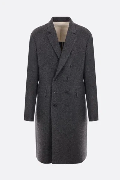 Shop Dries Van Noten Coats In Grey