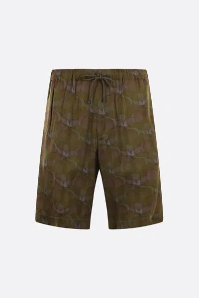Shop Dries Van Noten Shorts In Brown