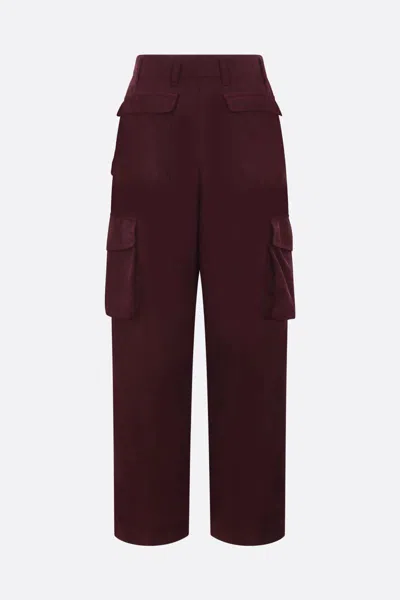 Shop Dries Van Noten Trousers In Purple