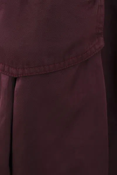 Shop Dries Van Noten Trousers In Purple