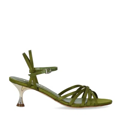 Shop Ncub Mamy Green Heeled Sandal
