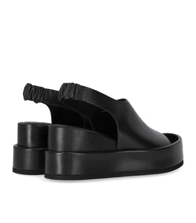 Shop Strategia Black Wedge Sandal