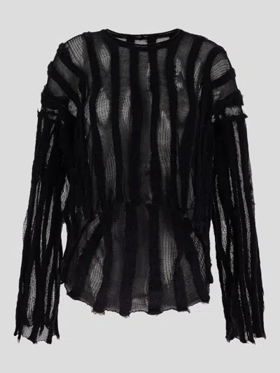 Shop Uma Wang Knit In Black
