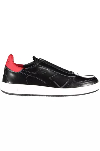 Shop Diadora Black Fabric Sneaker